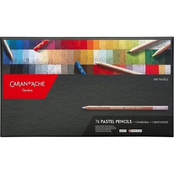 CARAN D'ACHE umelecké pastely v ceruzke 76 farieb