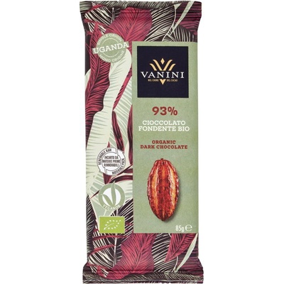 Vanini Bio 93% Bio Horká Čokoláda 85 g