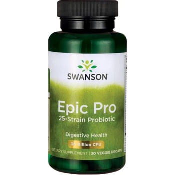 Image 1 of Swanson Epic-Pro 25-Strain Probiotic 30 Billion CFU [30 капсули]