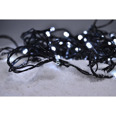 SOLIGHT 1V06-W LED VONKAJSIA VIANOCNA RETAZ 200 LED 10 M 8 FUNKCII IP44 STUDENA BIELA