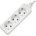 Xmart Разклонител Xmart GNB-03, 3 гнезда, 1.5 м, Бял (7247)