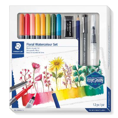 Комплект Staedtler Design Journey Floral Watercolour (30364-А-61 3001-1)