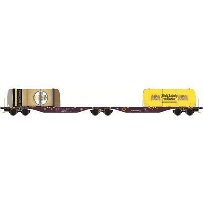 Mehano Dvojitý kontejnerový vůz Sggmrss'90 RailRelease H0 30044 – Hledejceny.cz