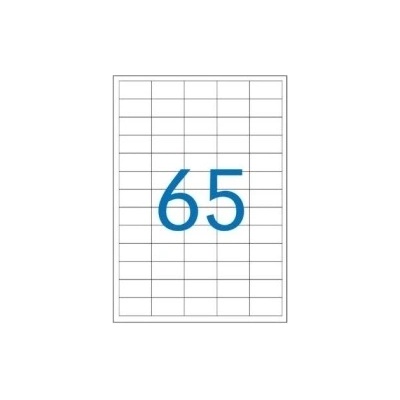 Print etikety 38.1x21.2mm biele