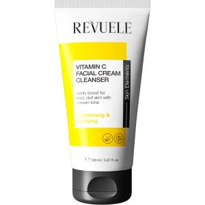 Revuele Vitamin C Facial Cream Cleanser, крем-почистващ гел с витамин C за блясък и изравняване на тена, 150 ml