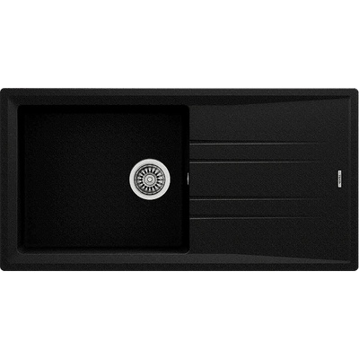 Teka Гранитна мивка, обръщаема, за шкаф 60 см Stone 60 L-TG ЧЕРЕН МЕТАЛИК (М.1020.ЧМ)