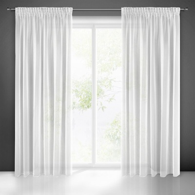 Takoy ELLA LINE záclona ESEL z lehké a lesklé látky 135 x 270 cm-HF-350253 | 135 x 270 cm
