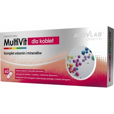 Activlab MultiVit Multivitamíny pre ženy 60 kapsúl