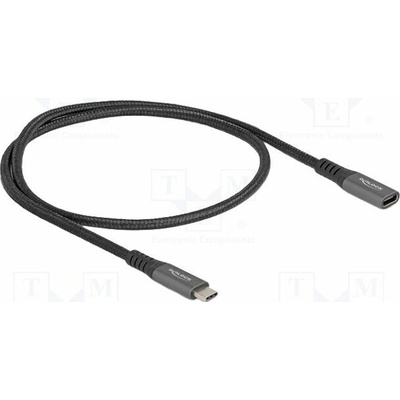 Delock 80021 dvousměrný USB C zásuvka USB C vidlice zlacený 0,5m