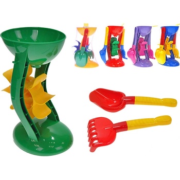 Mikrotrading Mlýnek 26 cm + lopatka a hrabičky 5 barev