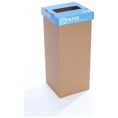 Recobin Kôš na triedený odpad PAPIER, modrý, recyklovaný, 60 l