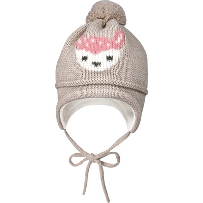 maximo Зимна шапка (beanie) maximo Mini Girl-Mütze Intarsia Reh Beanie - Buchemeliert - размер 43-45 cm (204-9224-0111)