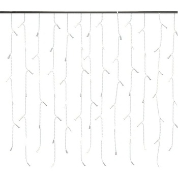 Shumee LED světelný závěs s rampouchy 10 m 400 LED teplý bílý , 8 funkcí