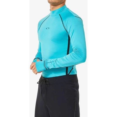 Oakley Tidal Pressure Rashguard swimming pool blue