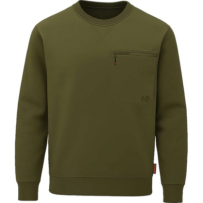 BENNON Bennon selena СУИТШЪРТ КАКИК / Мъжки суитшърт с цип на гърдите - каки xl (1147170050-xl 56-58)