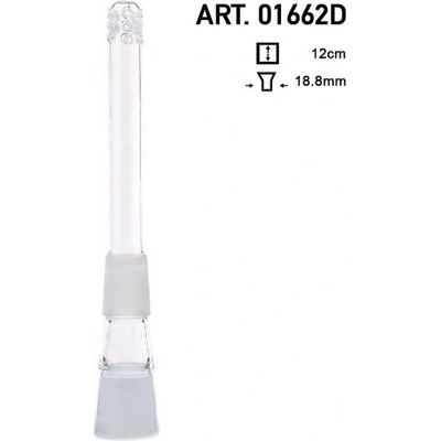 Chillum Skleněný difuzér Boost 18.8mm 12cm