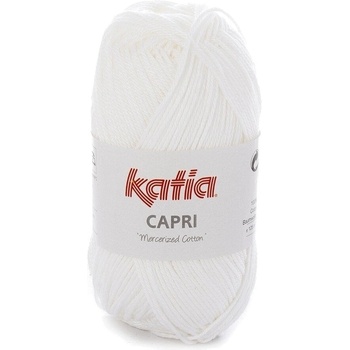 Katia Capri 82050 White Плетива прежда (82050)