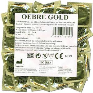 Oebre Bulk-Pack: CLUB-Condom Gold, 100 condoms