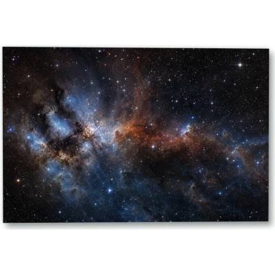 Plakát – Hvězdy a barevné vesmírné oblaky 135 × 90 cm Bez rámu Ne Bez rámu