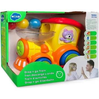 HOLA Интерактивна играчка Hola Toys - Влакче с топки (958)