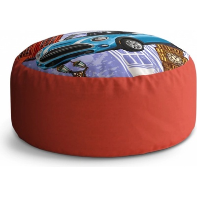 Sablio Taburet Circle Mini sedan Londýn: 40x50 cm