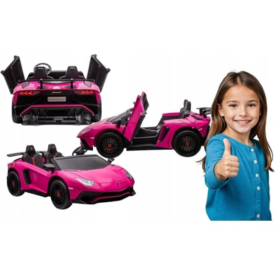 Mamido elektrické autíčko Lamborghini XXL A8803 růžová