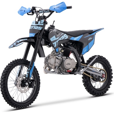 Pitbike Dorado DT125 17"/14" CROSS Modrý