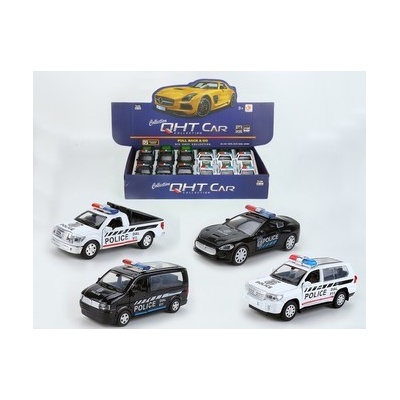 Alltoys Autíčko policejní 3604 osobák černý 1:35