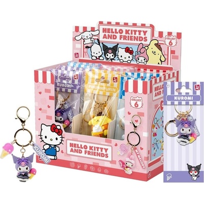 YuMe Ключодържател YuMe Animation: Sanrio - Hello Kitty, Tea Party Series, асортимент (TOY-0243)