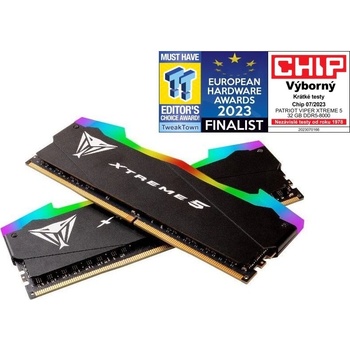Patriot Viper Xtreme 5 DDR5 32GB 8000MHz CL46 (2x16GB) PVXR532G80C38K