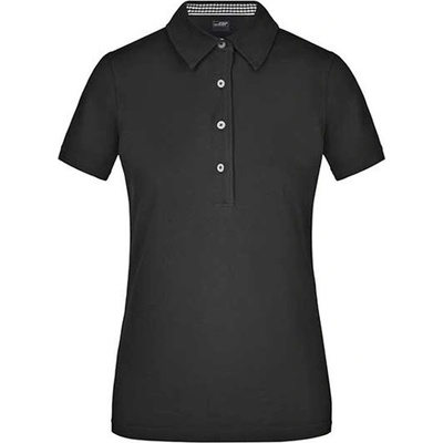 James&Nicholson Dámska polokošeľa JN969 Black
