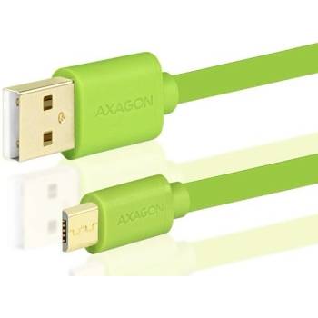 Axagon BUMM-AM10QG Micro USB 2A, 1m, zelený