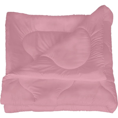 Качествена олекотена завивка от микрофибър - пастелно розово