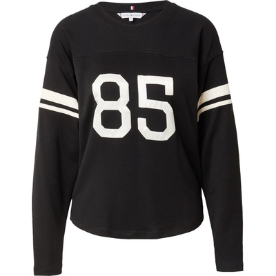 Tommy Hilfiger Тениска 'Varsity 85' черно, размер L