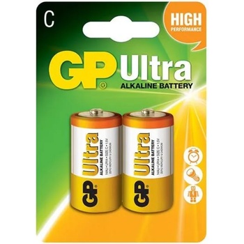 GP Batteries Алкална батерия gp ultra lr14 -2 бр. в опаковка- 1.5v (gp-ba-14au-u2)