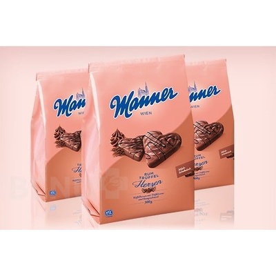 Manner Rum Trüffle Herzen 300 g – Zboží Mobilmania