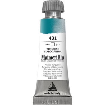 Maimeri Blu Акварелна боя Phthalocyanine Turquoise 431 12 ml 1 бр (M1609431)