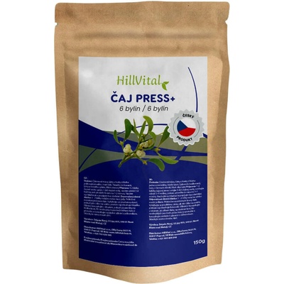 HillVital Čaj Press snížení vysokého tlaku 150 g