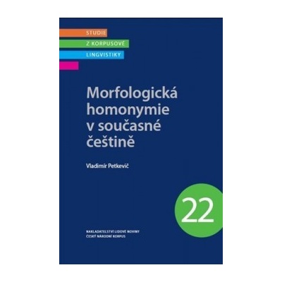 Morfologická homonymie v současné češtině