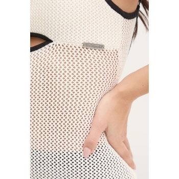 KARL LAGERFELD Рокля Karl Lagerfeld в бежово дълга с кройка по тялото A1W46032 (A1W46032)