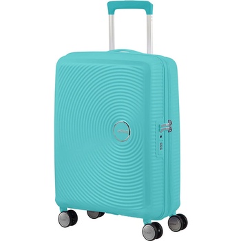 American Tourister Soundbox SPINNER 55/20 EXP TSA Poolside Blue 32G001-21 tyrkysová 35,5 l