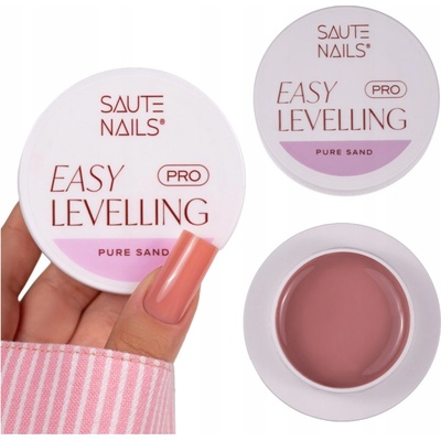 Saute Nails stavební gel Easy Levelling Pro Pure bez Tpo sand béžový 30g