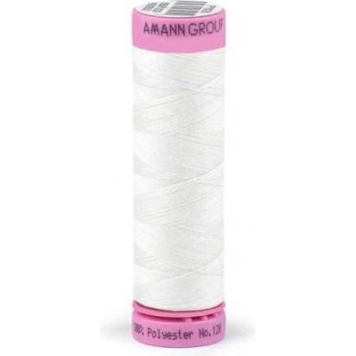Polyesterové nitě návin 100 m Aspo Amann 1000 White Alyssum