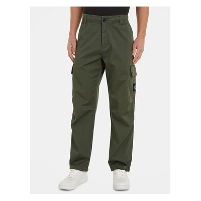Calvin Klein Текстилни панталони Essential J30J324537 Зелен Regular Fit (Essential J30J324537)