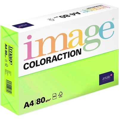 Image Coloraction A4 80 g papír barevný reflexní zelený 500 listů