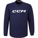 CCM Locker Room Fleece Crew YTH Navy L YTH