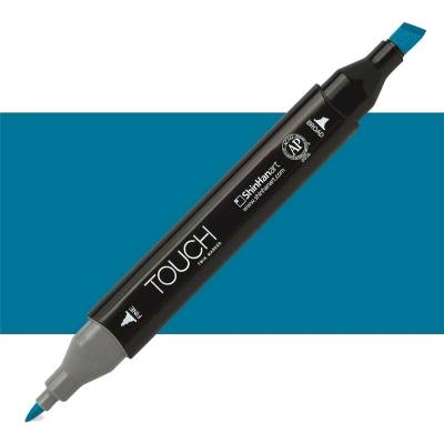 Lihová fixa TOUCH oboustranná Fine & Chisel, Indian blue (B64)