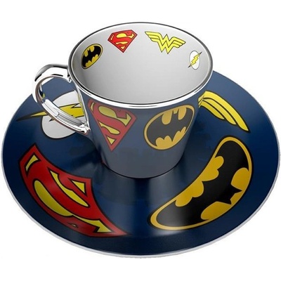 ABYstyle Комплект ABYSTYLE DC COMICS Mirror mug & plate set Logo (ABYSTYLE-MMP002)