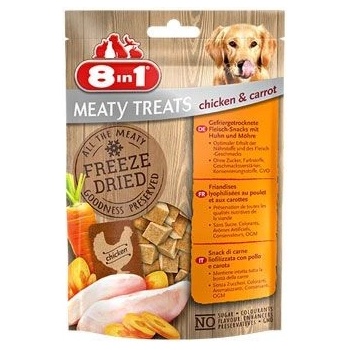 8in1 Dog Freeze Dried Chicken & carrots 50 g