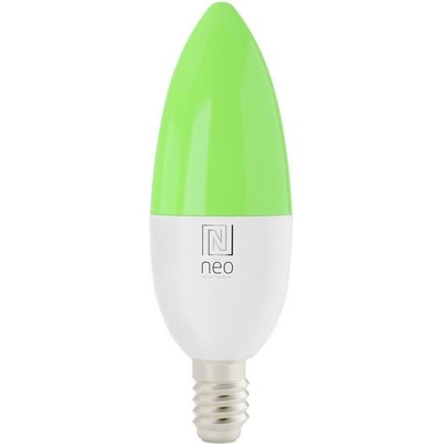 Immax NEO SMART žárovka LED E14 6W RGB+CCT barevná a bílá, stmívatelná, Wi-Fi, TUYA 07716L